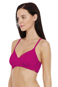 Slip On Racerback Swim Top - Cherry Pink thumbnail 3