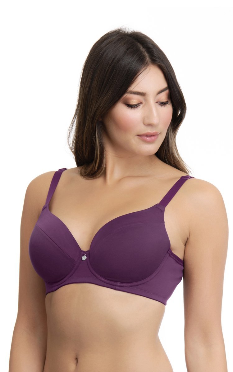 Ultimo Smooth Definition Padded Wired Bra - Grape