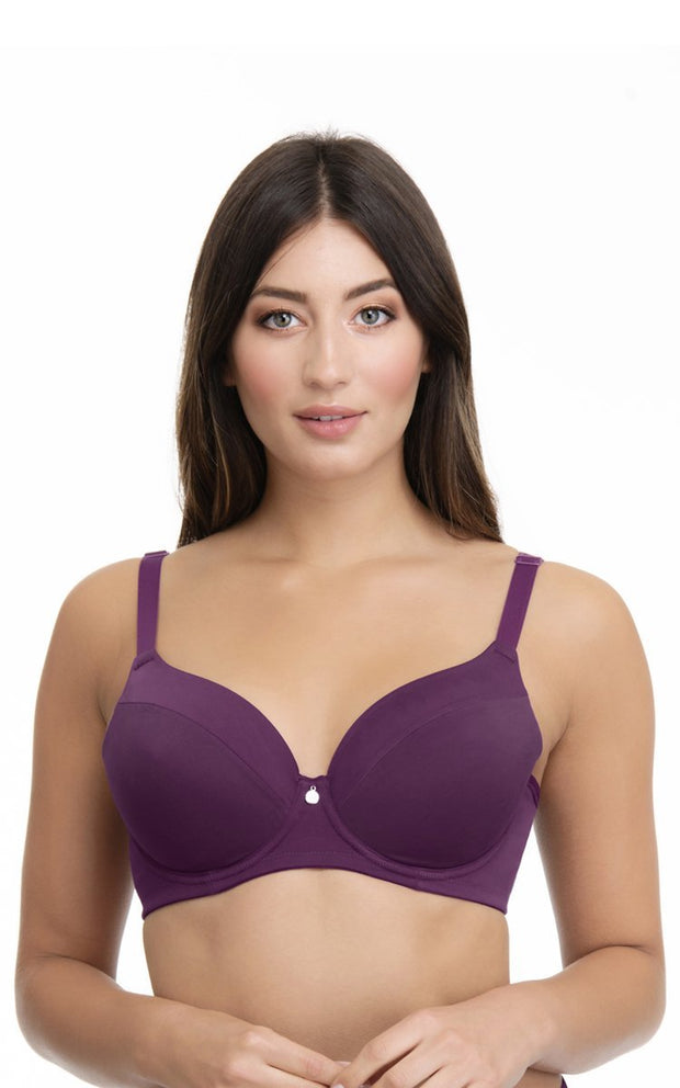 Ultimo Smooth Definition Padded Wired Bra - Grape Color