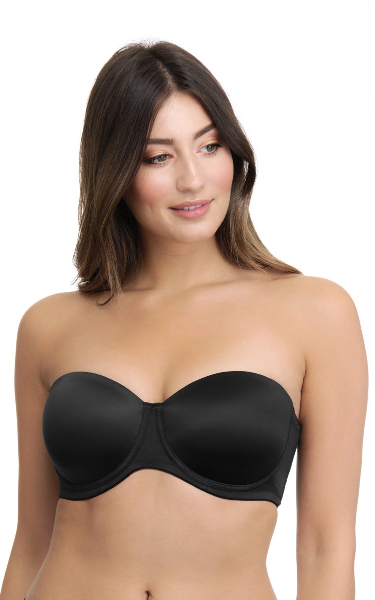 Buy Black/Nude Light Pad Strapless Multiway Bras 2 Pack from the