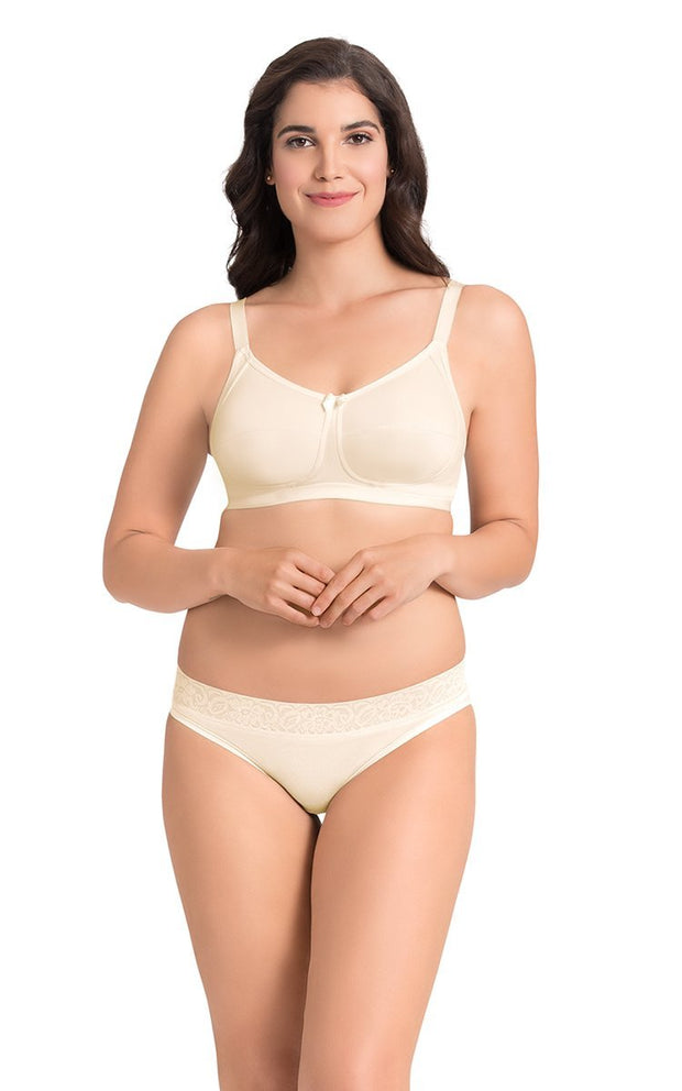 Essential Cotton Non-Wired Bra (Pack of 2)