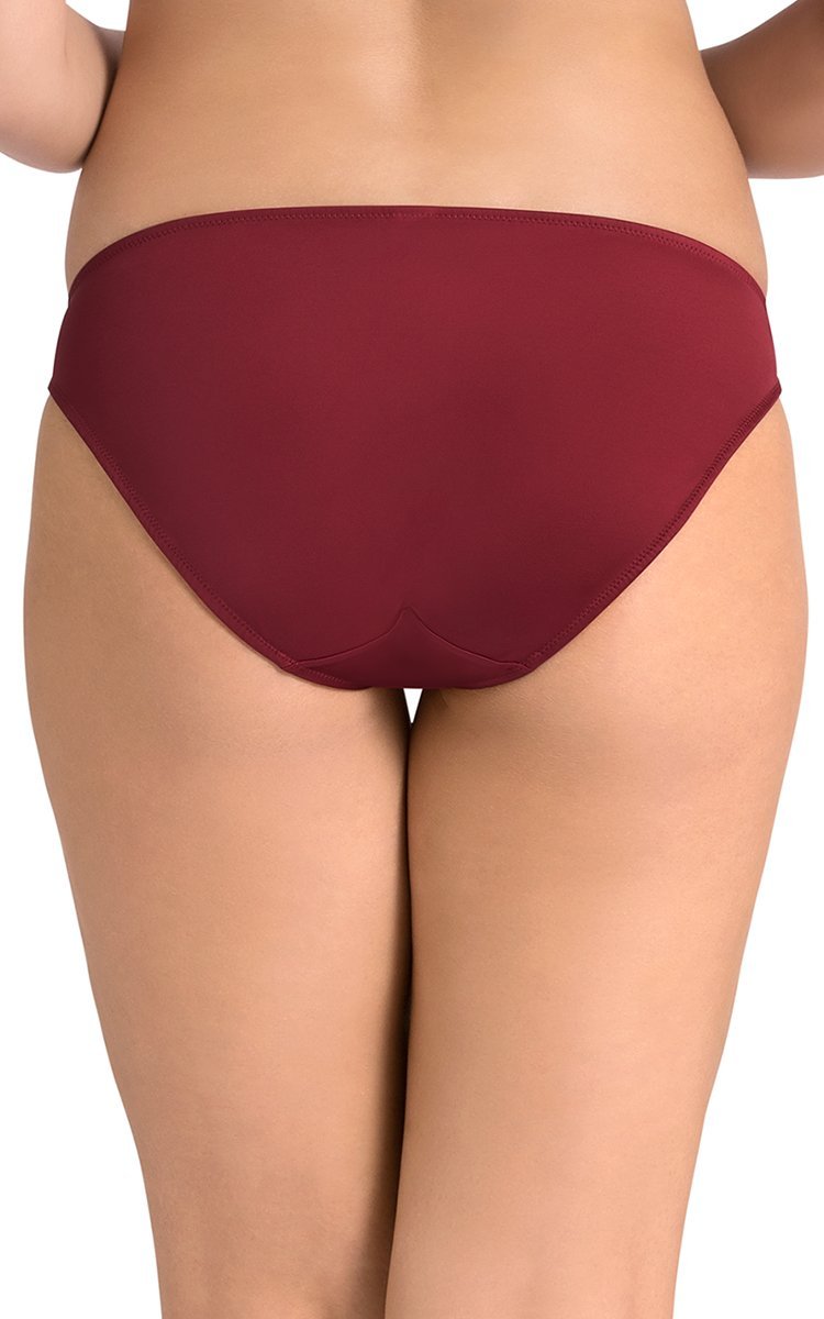 Ultimo Exotic Shimmer Low Rise Bikini - Laced Biking Red - Image 3 of 4