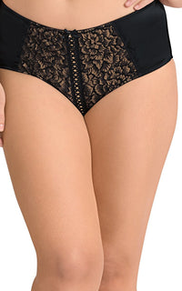 Ultimo Modern Bloom Mid Rise Panty - Laced BlackColor thumbnail 1