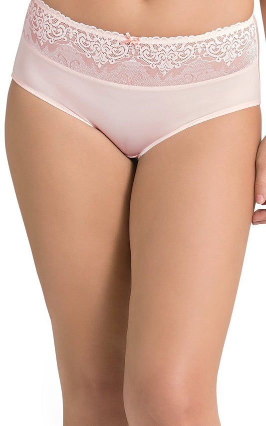 Ultimo Vintage Beauty High Rise Boyshorts - Laced Cloud PinkColor
