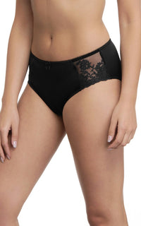 Ultimo Vintage Floral Low Rise Hipster - Black thumbnail 2