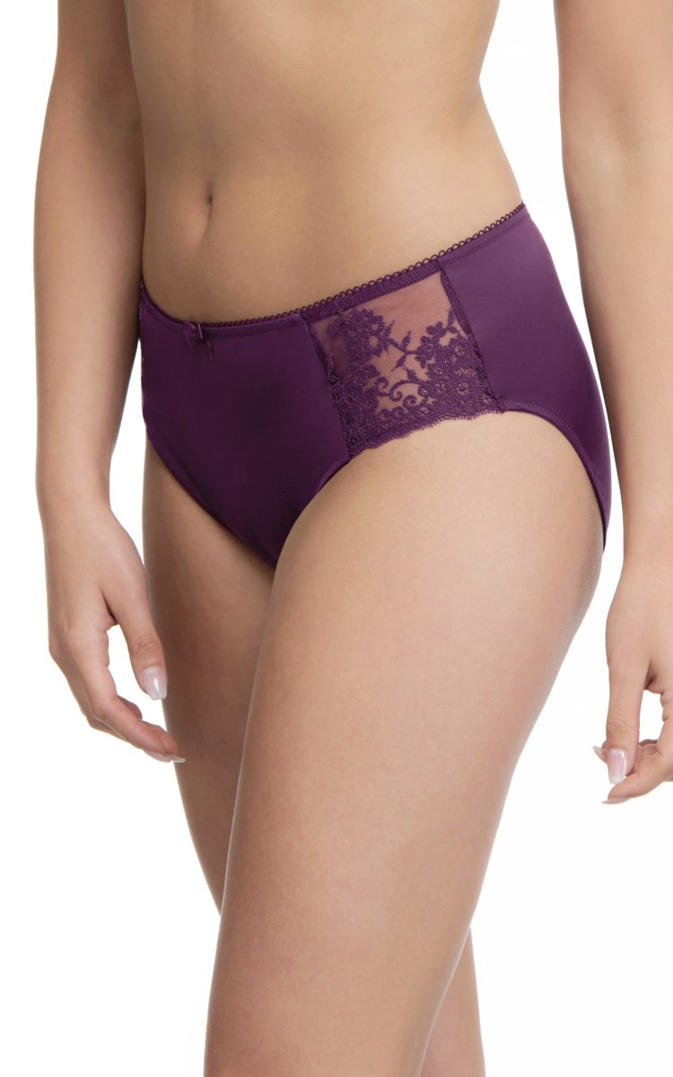 Ultimo Vintage Floral Low Rise Hipster - Grape