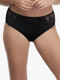 Ultimo Vintage Floral Low Rise Hipster - Black thumbnail 1