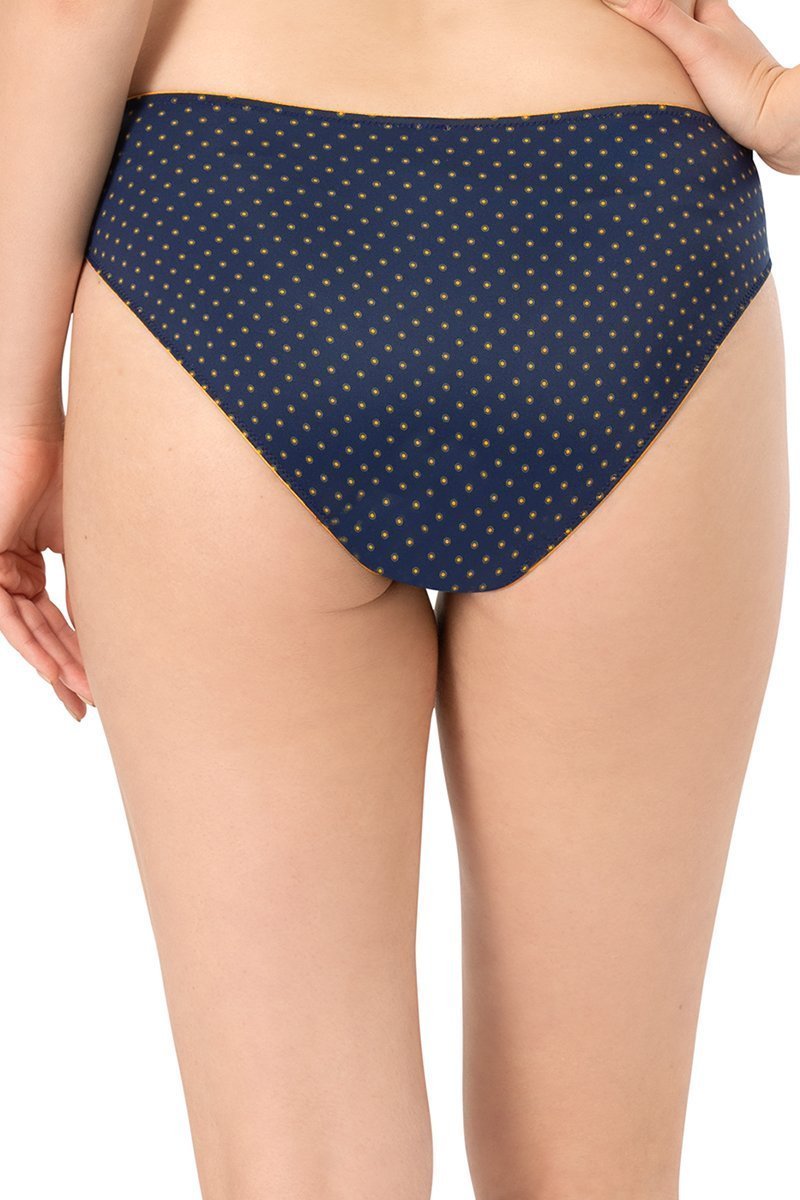 Delicate Dots Bikini Panty - Midnght_Inca Blue Pr