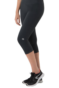 Smooth Fitness Capri Pant - Dark Grey thumbnail 3