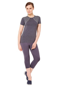 Half-sleeves Sports T-Shirt - Black thumbnail 4
