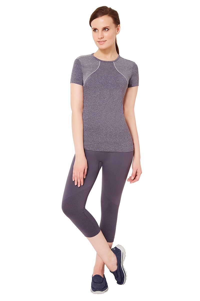 Half-sleeves Sports T-Shirt - Dark Grey - Image 4 of 4