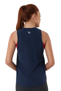 Smooth and Seamless Fitness Tank Top - Gibraltar Sea thumbnail 3