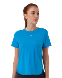 Smooth and Seamless Fitness T-shirt - Diva Blue - color option