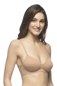 Carefree Casuals Padded Non-Wired T-Shirt Bra - Sandalwood thumbnail 2