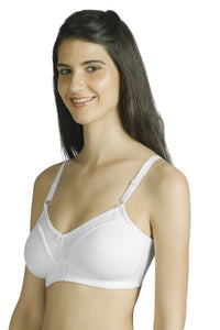 Minimiser Non-Padded Non-Wired Bra - White thumbnail 3