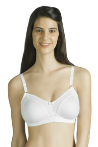 Minimiser Non-Padded Non-Wired Bra - White - color option