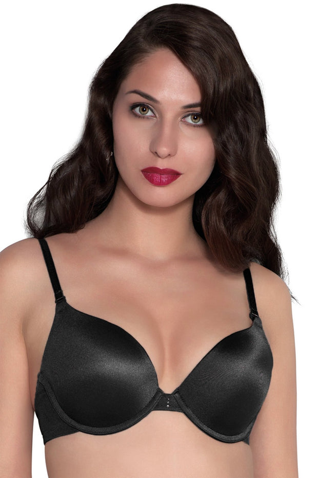Perfect Lift Padded Wired Push-up Bra - Black Color
