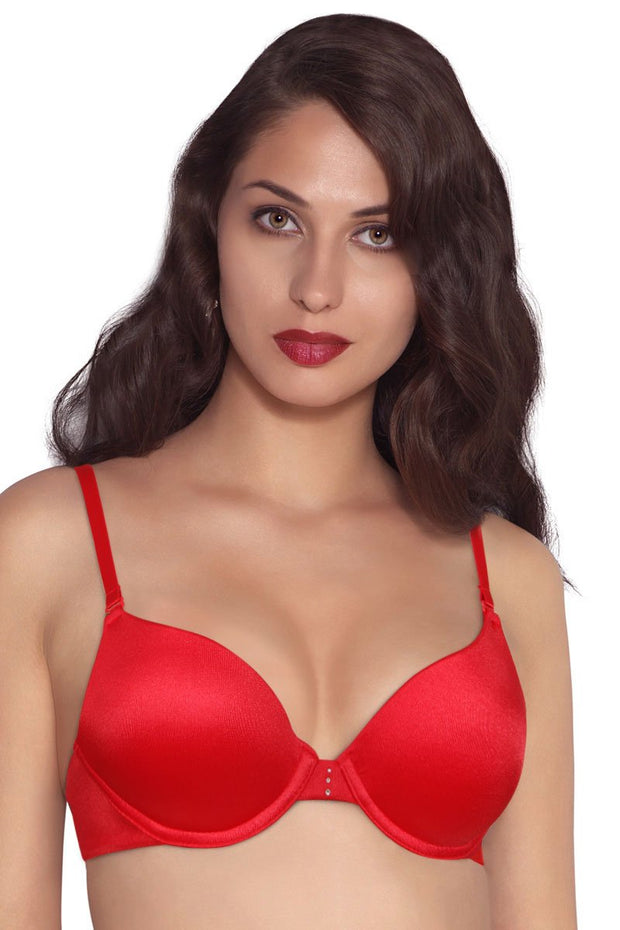 Perfect Lift Padded Wired Push-up Bra - Tiger Lily Color