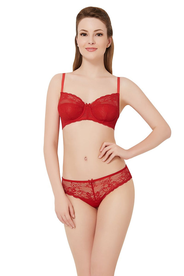 Poetess Non Padded Wired Lace Bra