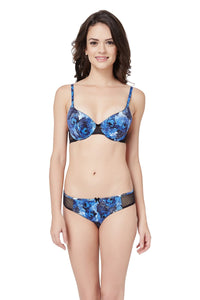 Floral Blossom Padded Wired Bra thumbnail 4