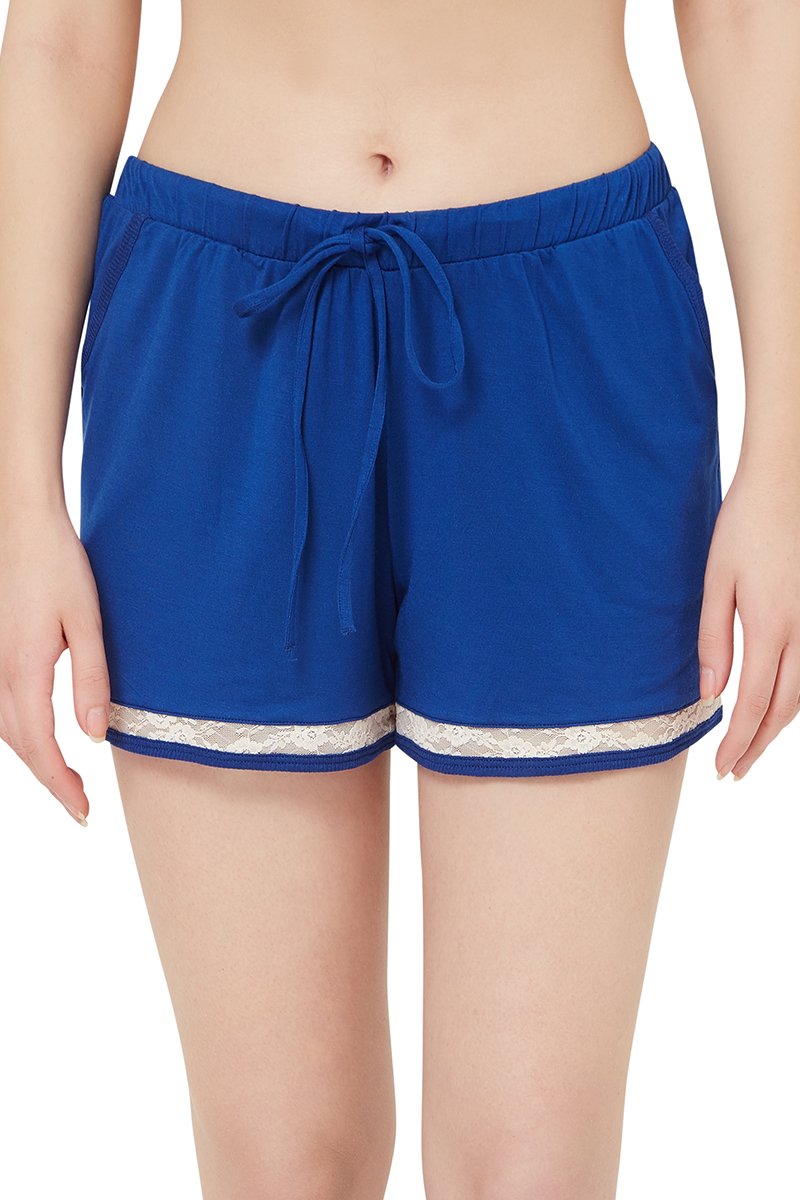 Sensuous Touch Shorts - Navy Peony - Image 1 of 4