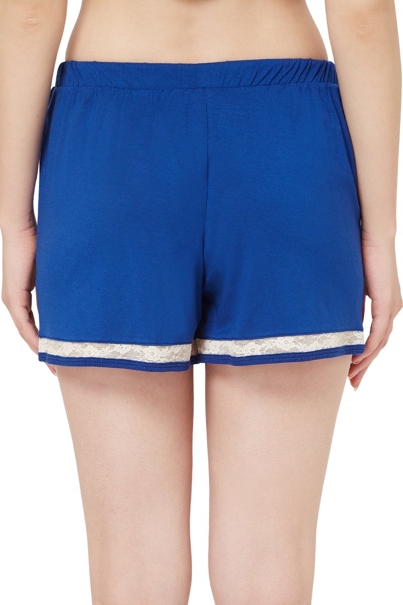 Sensuous Touch Shorts - Navy Peony