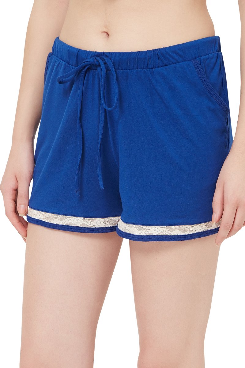 Sensuous Touch Shorts - Navy Peony - Image 3 of 4