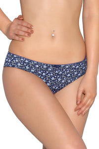 Low Rise Printed Bikini Panty - Cmliaprt-Nblu thumbnail 1