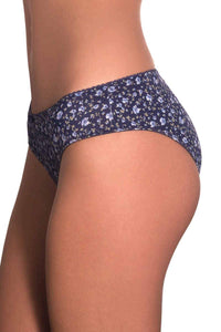 Low Rise Printed Bikini Panty - Cmliaprt-Nblu thumbnail 2