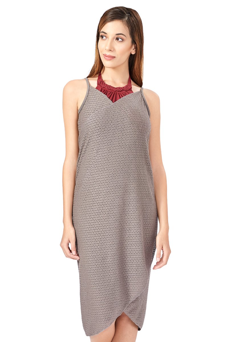 Cross Over Swim Cover Up - Mineral