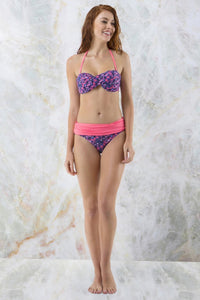 Halter Neck Twisted Swim Bandeau - Tribal Pr thumbnail 4