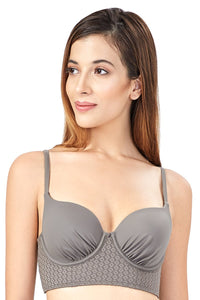 Swim Longline Bandeau - Mineral Color thumbnail 1