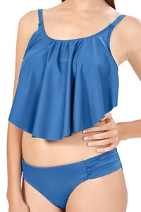 Flounced Swim Crop Top - Globe thumbnail 3