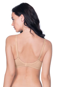 Fresh Aloe Finish Cotton Non-Padded Non-Wired Bra - Sandalwood thumbnail 2