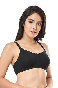 Elegant Concealer Non-Padded & Non-Wired Bra - Black thumbnail 2
