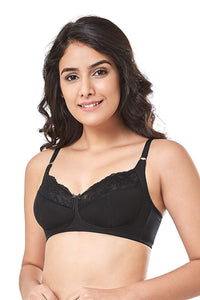 every de Lace Contour Full Cover Bra - Black Color thumbnail 1