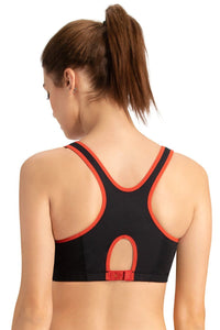Medium Impact Non-Padded Non-Wired Racerback Sports Bra thumbnail 4