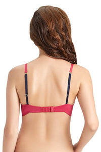 Sculpt Padded Wired Cerise Full-cover Bra - Cerise thumbnail 3