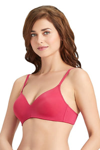 Sculpt Padded Wired Cerise Full-cover Bra - Cerise thumbnail 4