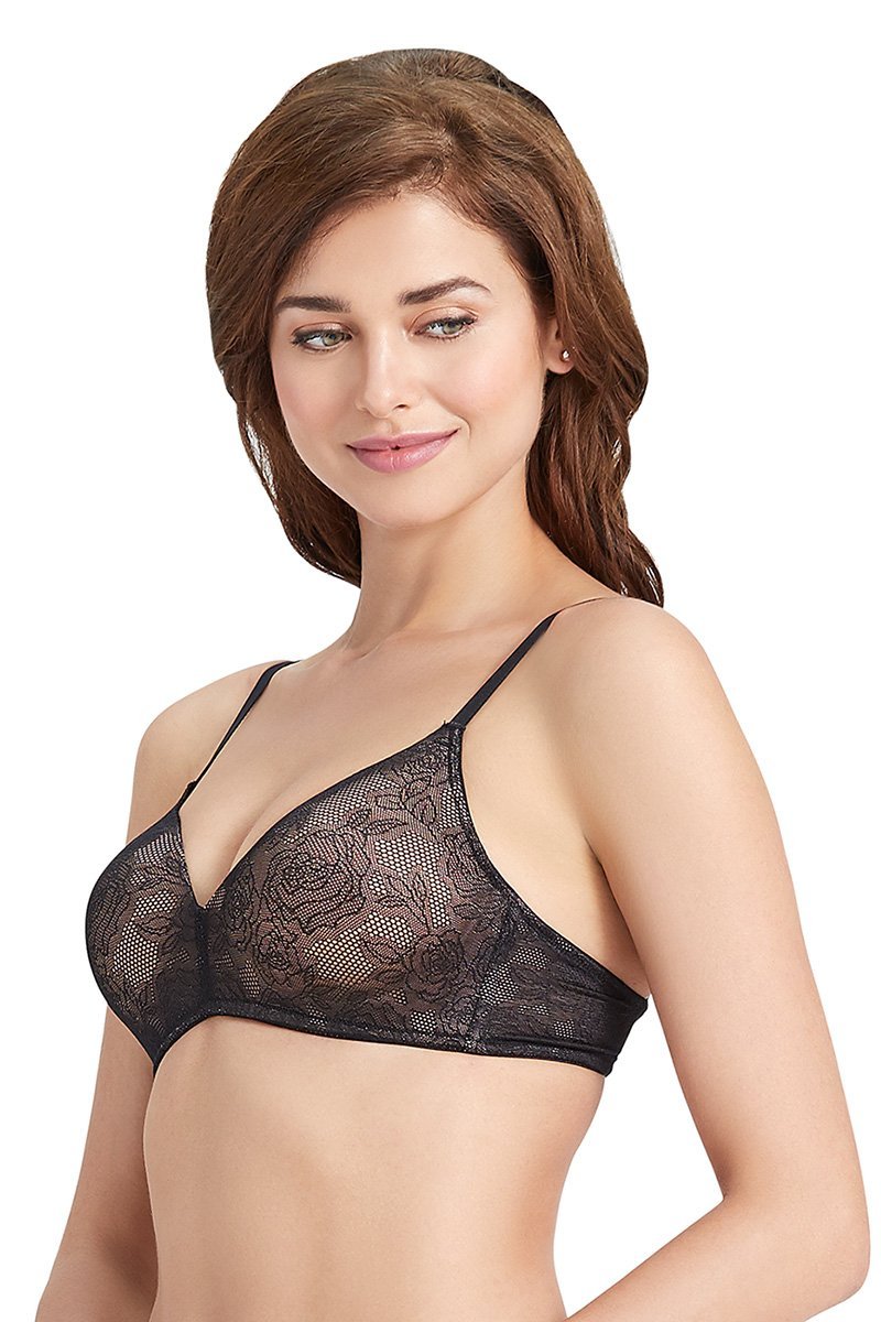 Amante Ultimo Modern Bloom Padded Wired Lace Balconette Bra Laced Black (36C)  - F0011C000434C in Chennai at best price by Ankur - Justdial