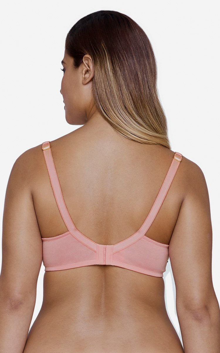 Ultimo Tropical Blossom Padded Wired T-Shirt Bra - Soft Rose