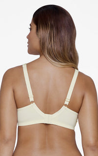 Ultimo Summer Lush Non-Padded Wired Seamless Bra - White Smoke thumbnail 3