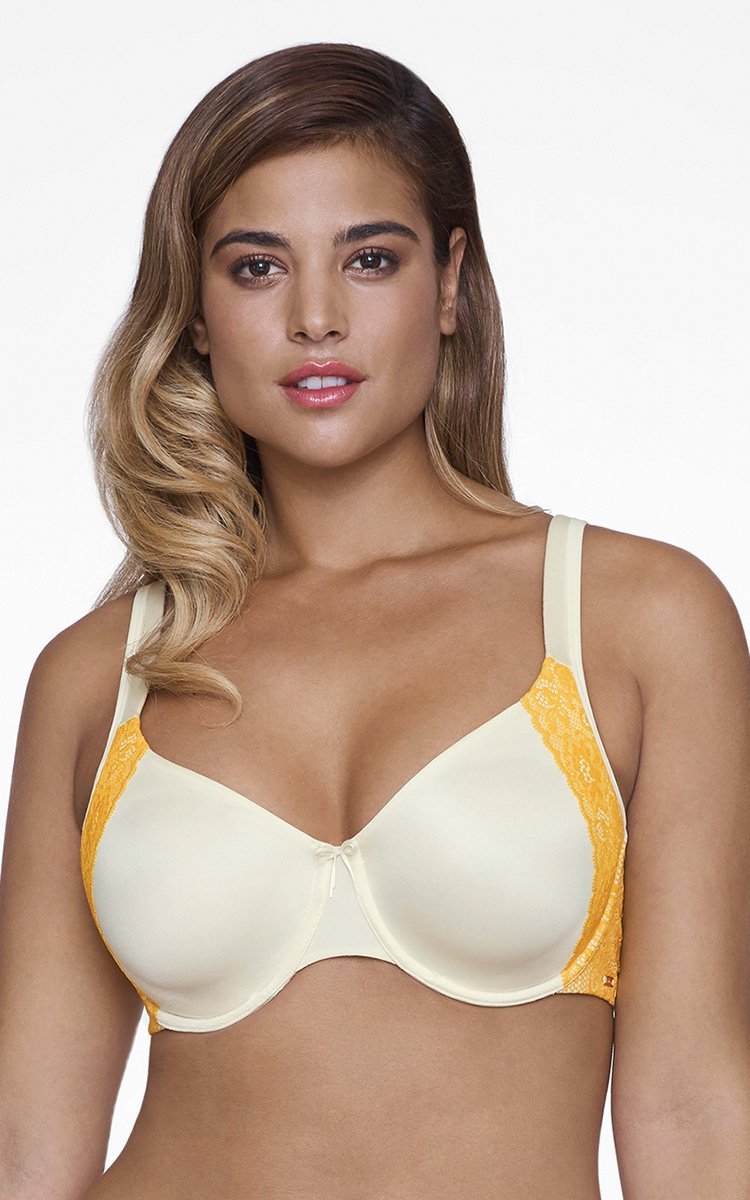 Ultimo Summer Lush Non-Padded Wired Seamless Bra - White Smoke - Image 1 of 4