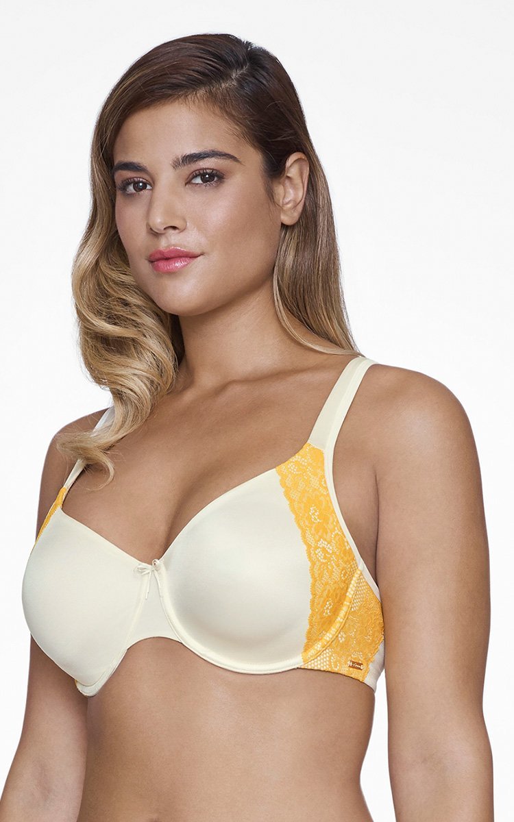 Ultimo Summer Lush Non-Padded Wired Seamless Bra - White Smoke - Image 2 of 4