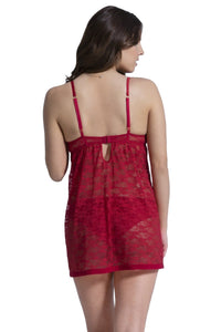 Eternal Romance Lace Babydoll thumbnail 3