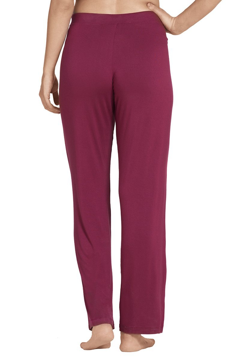 Satin Edge Pyjama Bottom - Rhododendron