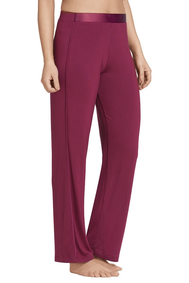 Satin Edge Pyjama Bottom - Rhododendron - Image 2 of 4