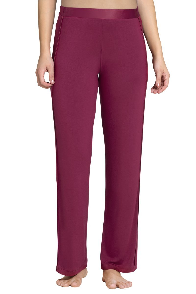 Satin Edge Pyjama Bottom - Rhododendron - Image 1 of 4