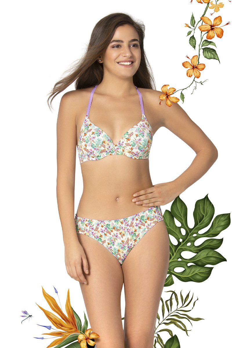 Tropical Print Bikini - Tropical Pr - Image 4 of 4