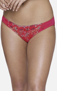 Ultimo Tropical Blossom Bikini - Cranberry thumbnail 1